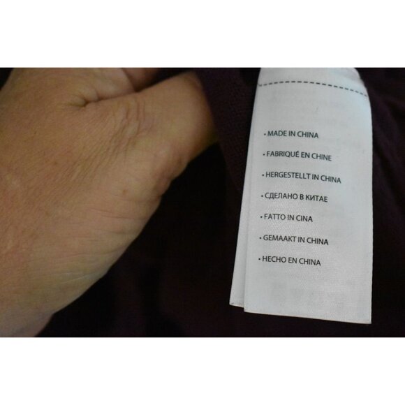 Men's HB Purple Burgundy V-neck Sweater Big and Tall Size 2XL - Picture 5 of 7